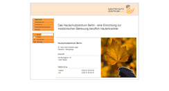 Desktop Screenshot of hautschutzzentrum-berlin.de